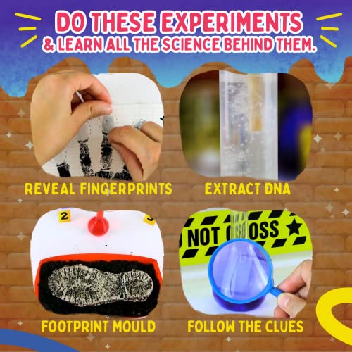 Playz Detective Spy Gear Kit For Kids - 15 Mystery & Forensic Experiment Gadgets, Science Toys, & Spy Ninja Stem Projects For Kids Ages 8-12 - Inspect Crime Scenes, Decode Secret Messages, Extract Dna #TOP5