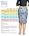 Shira Modest Woman Tznius Athletic Midi Swim Skirt - Modest Fashion Tznius Dresses for Women Tennis, Beach, Sports, Midi Lenght UPF 50+ Sun Protection(Silver Snaked - Size Large)