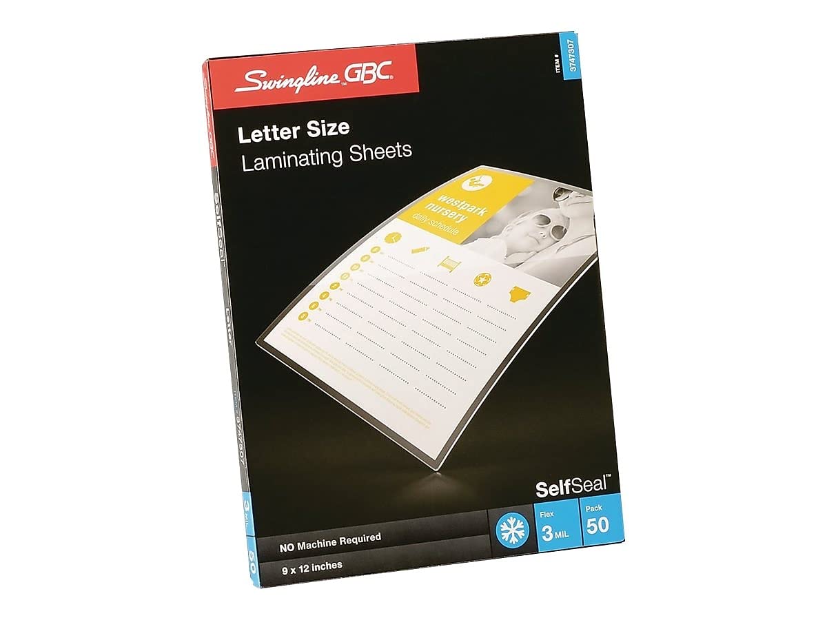 Scotch® Single-Sided Self-Seal Laminating Sheet, 9 x 12 in / 10 ct - Pay  Less Super Markets