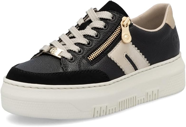 Rieker - Zapatillas Bajas Para Mujer, Beige, 22.5 Cm
