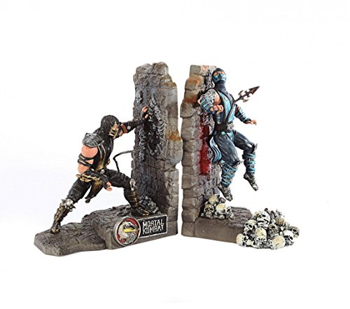 Mortal Kombat 9 Bookends with Scorpion & Subzero
