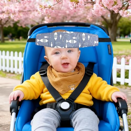 Soporte para cabeza de asiento auto bebé 4 piezas miniatura 6
