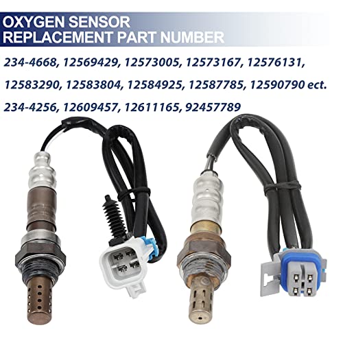 Sensor de oxígeno para Chevrolet y GMC 4 piezas miniatura 4