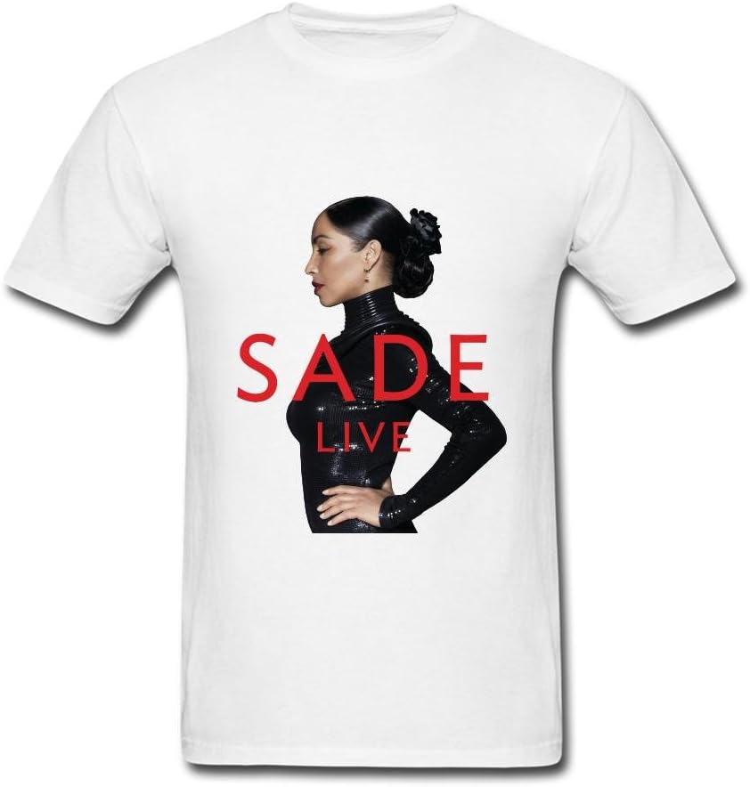 Sade Live Man's Design Crewneck T-shirt White M