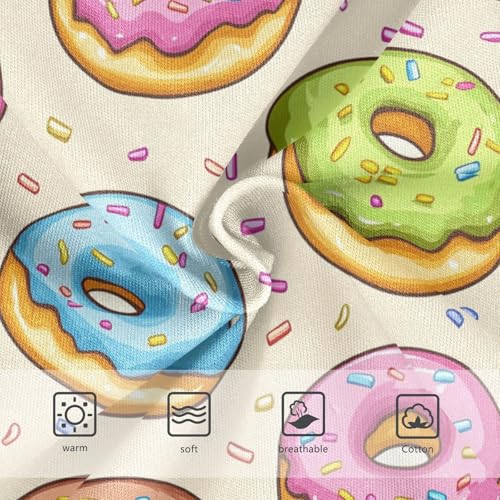 Wusikd Doughnuts Girls' Underwear Cotton Girls Briefs Soft Toddler Underwear 2T3