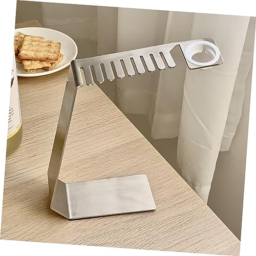 Support de chargeur en métal argenté pour montre connectée avec base stable - 2