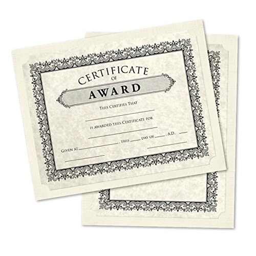 Single Certificate Holders in 100 lb. Natural Linen for 8 1/2 x 11