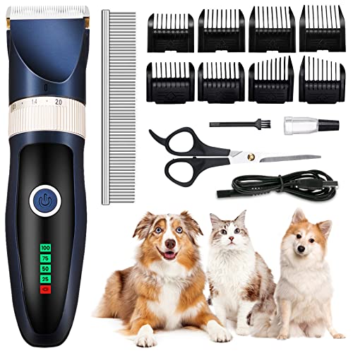 sminiker professional low noise dog clippers