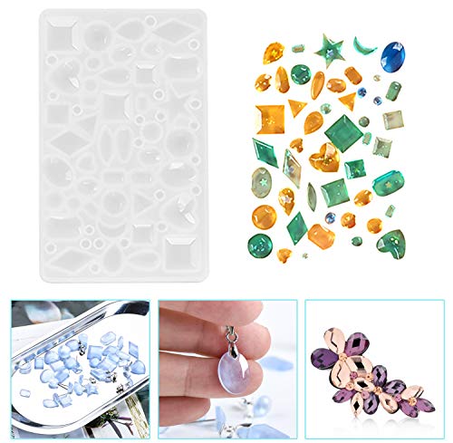 Bezalel Jewelry Silicone Resin Molds Kit - 160Pcs Earring Epoxy Resin Molds For Epoxy Resin, Molds For Epoxy Resin For Making Earring, Necklace, Pendant, Keychain, Diy Jewelry - Small Resin Mold Set #TOP3
