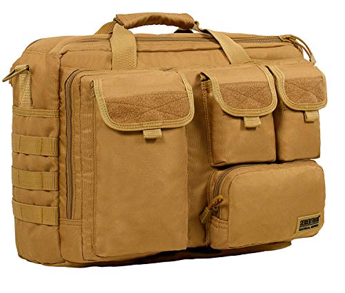 Seibertron Pro-Multifunction Shoulder Messenger Bag Fit For 14.1" Laptop Khaki #TOP1