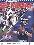 Dallas Cowboys Vs. New York Giants Game Day Program November 7, 1993