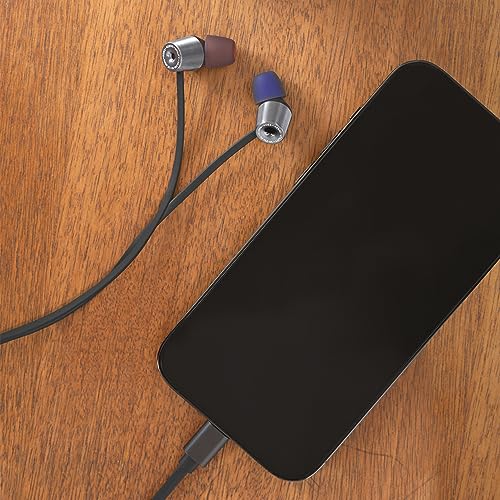 Image of Koss KEB90 Utility Earbud, Detachable Interchangeable Cord System, Noise Isolation Design, Stealth Grey