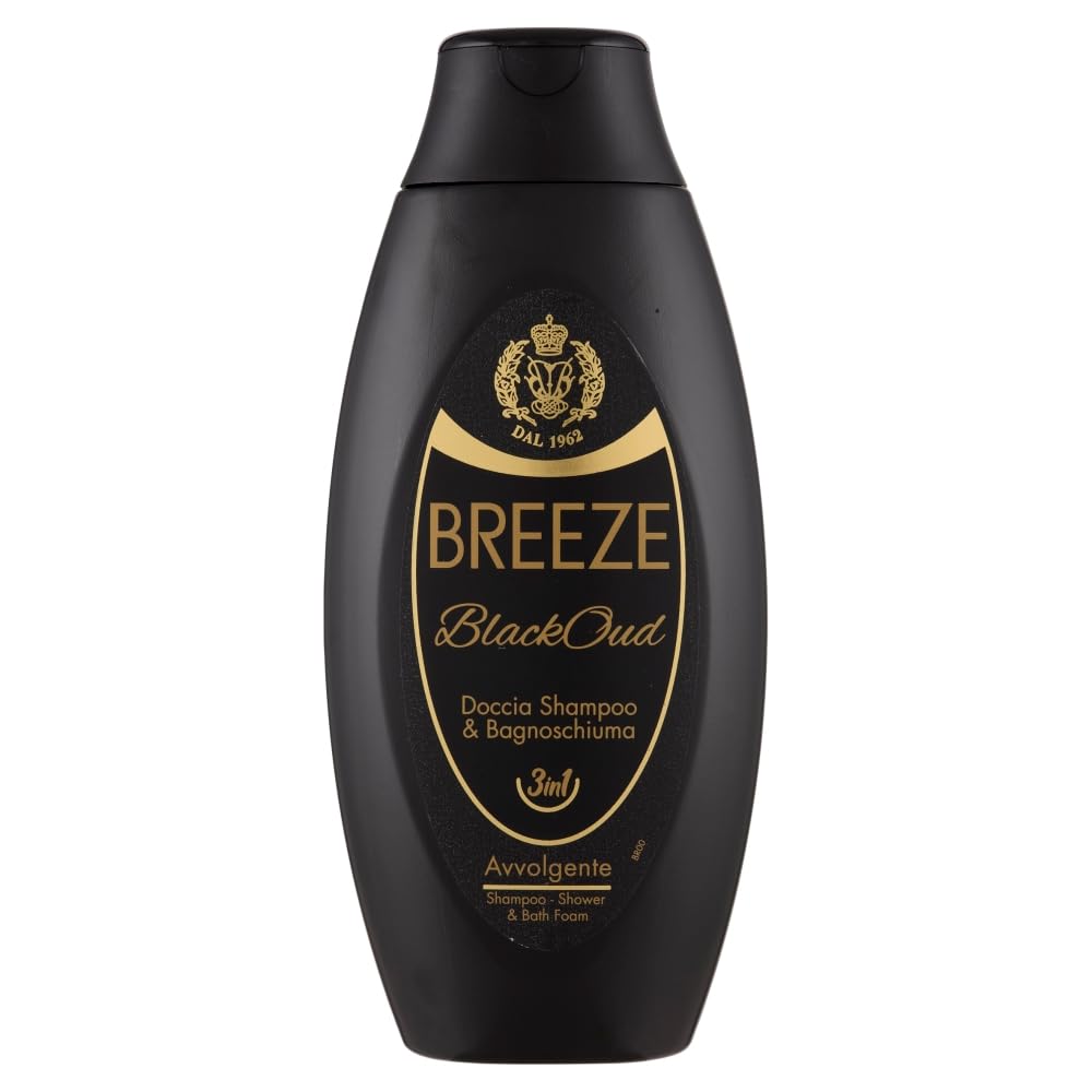 BREEZE | Doccia Shampoo e Bagnoschiuma BlackOud, 6x400 ml