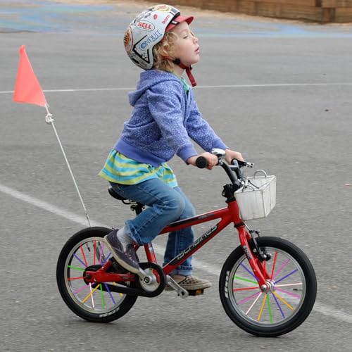 image for DENGXINWEI 180 PCS Spoke Skins Spoke Covers, 10 Colors Bike Wheels Cov