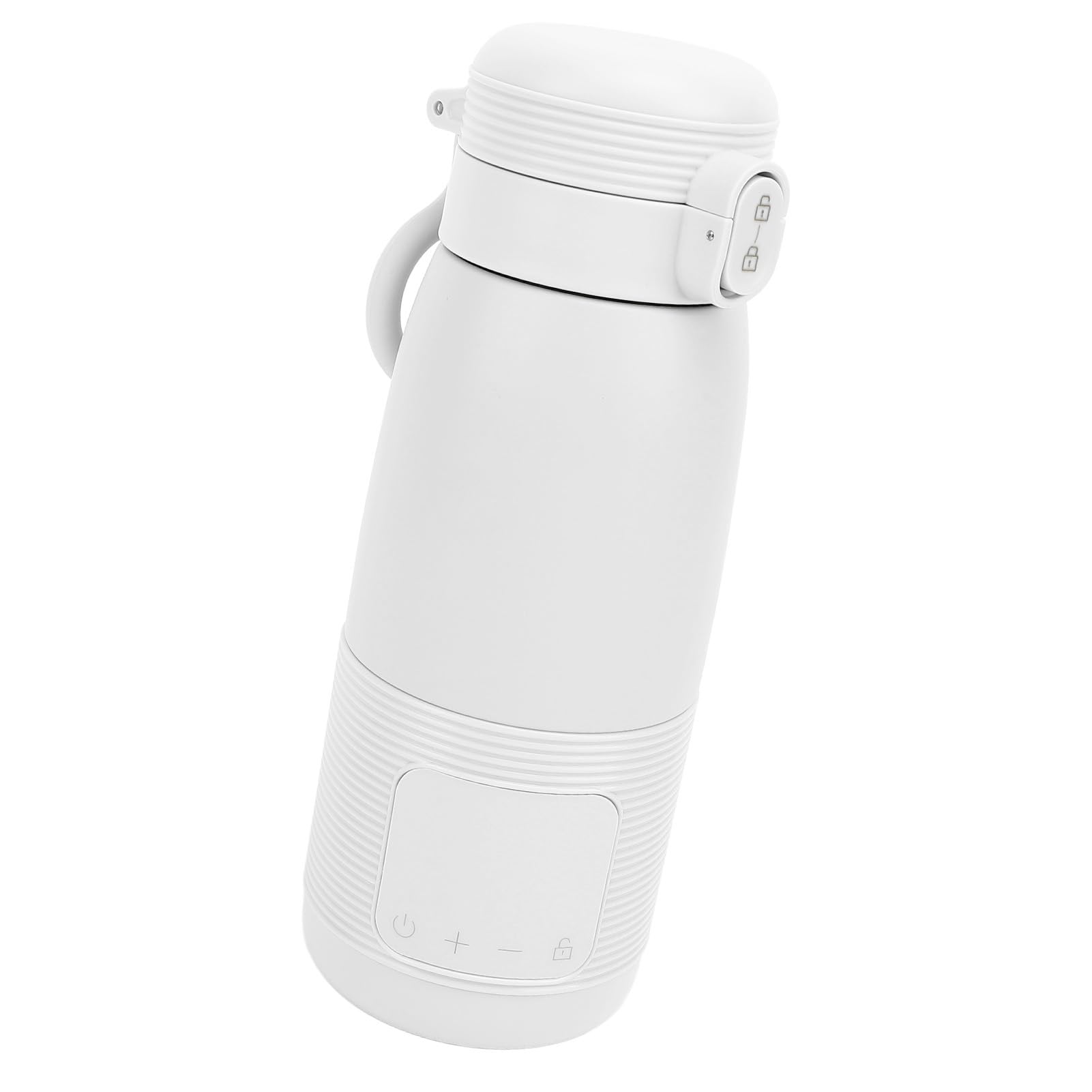 Przenośny Podgrzewacz do Mleka dla Niemowląt, Szybkie Podgrzewanie, Stała Temperatura, Bezprzewodowa Bateria, Kompaktowy Pokarm Błyskawiczny Natychmiastowy (WHITE)