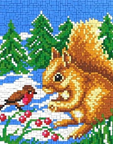 stickit Mini Stecksystem Eichhörnchen im Schnee ca. 3.200 Teile Nr. 42220