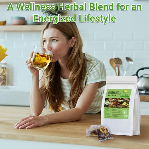 Dandelion Wolfberry Tea for Kidney & Liver Health Dandelion Root Herbal Tea — view 6