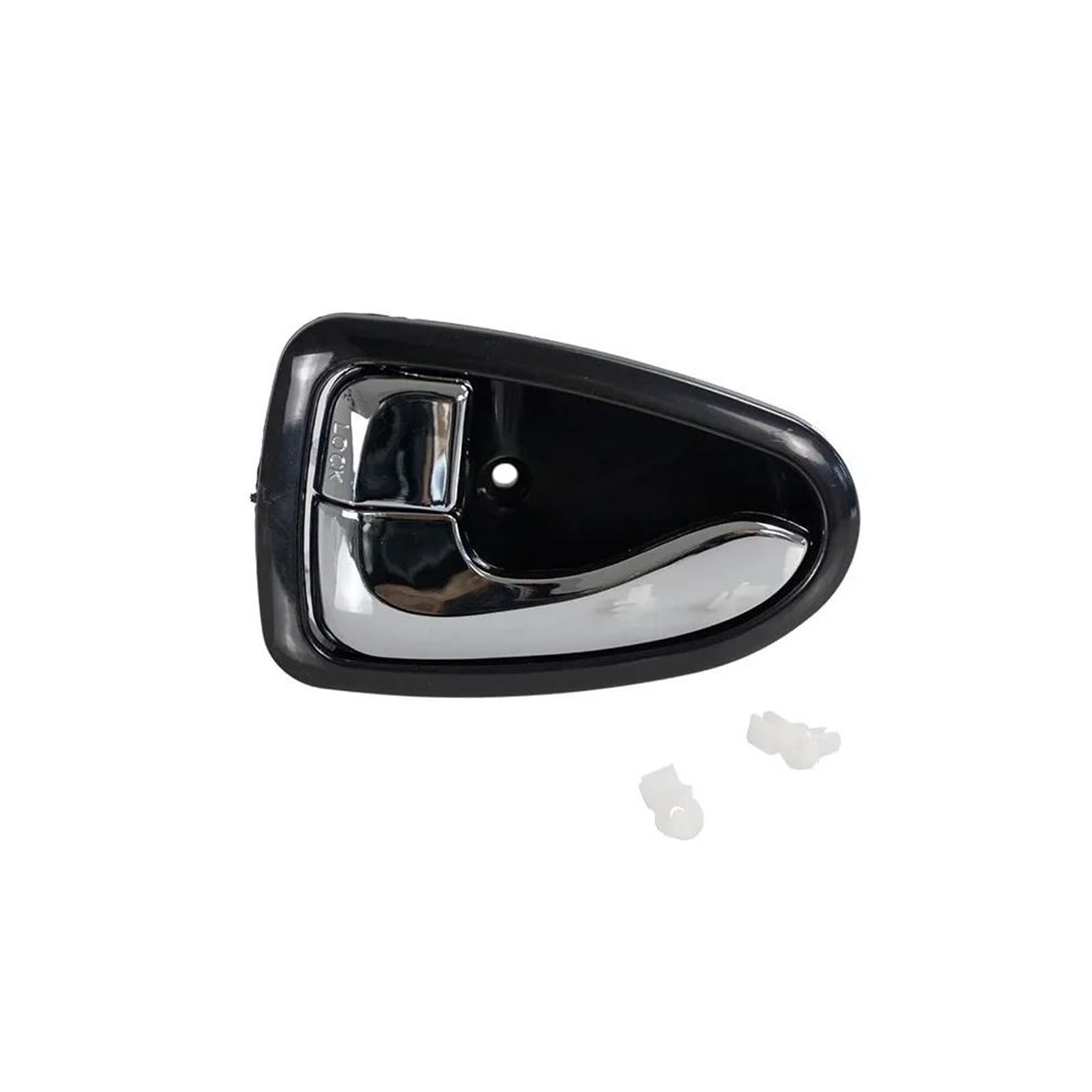 LVXVMOZEOK Interior Door Handle Armrest for Hyundai for Accent for Verna 2000-2006 Car Inner Door Handle Black Chrome Interior 8262025000(Chrome Left)