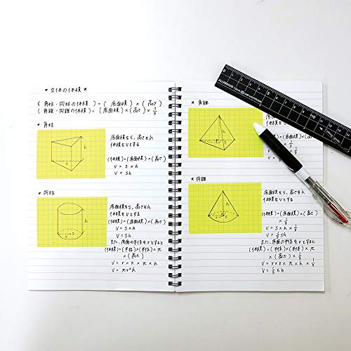 Image of Yamato Memoc Roll Tape, Self-Stick Memo Paper Tape, with Tape Dispenser, 50mm x 10m, 5mm Squared, Yellow, 1 ea. (NRK-50CH-LH)