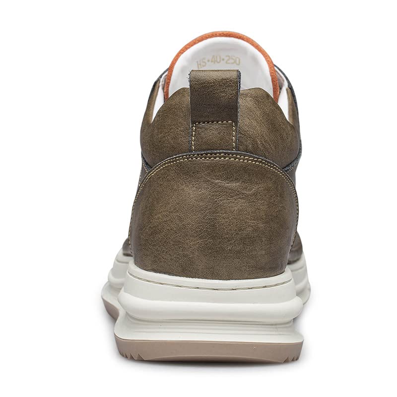 Men's Elevator Shoes Classic Casual Dress Increasing Height Oxford Shoes Casual Ankle Boots Outdoor Walking Shoes Slip On Sneakers4