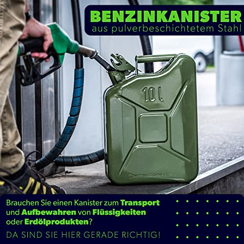 Réservoir de rechange avec triple poignée 10 l essence diesel