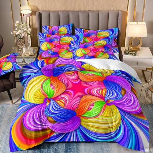 Funda edredón 220x240 azul y amarillo en microfibra con 2 fundas de almohada 5
