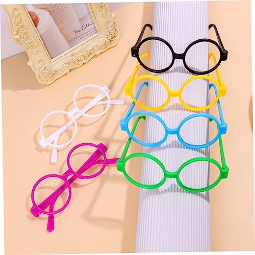 Gafas verde redondas para niños de plástico HANABASS con 30 accesorios 2
