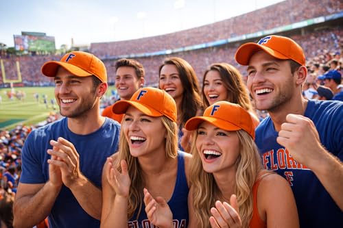 Gorra deportiva ajustable con logo de Florida Gators miniatura 5
