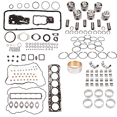Image of Engine Pistons & Gasket Rebuild Kit Replacement for Dodge Ram 6.7 Cummins Diesel 4955520, 4955251, 4955229, 4955230, 3978818, 3969562, 3940059