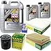 Produktbild QR-PARTS 69339055 Filter Set Inspektionspaket 7 Liter Liqui Moly Motoröl Special Tec F 5W-30 MANN-FILTER Innenraumfilter Luftfilter Ölfilter