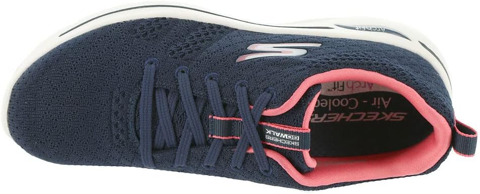 Skechers Women's Go Walk Arch Fit Unify, Navy/Coral, 10 - Image 5