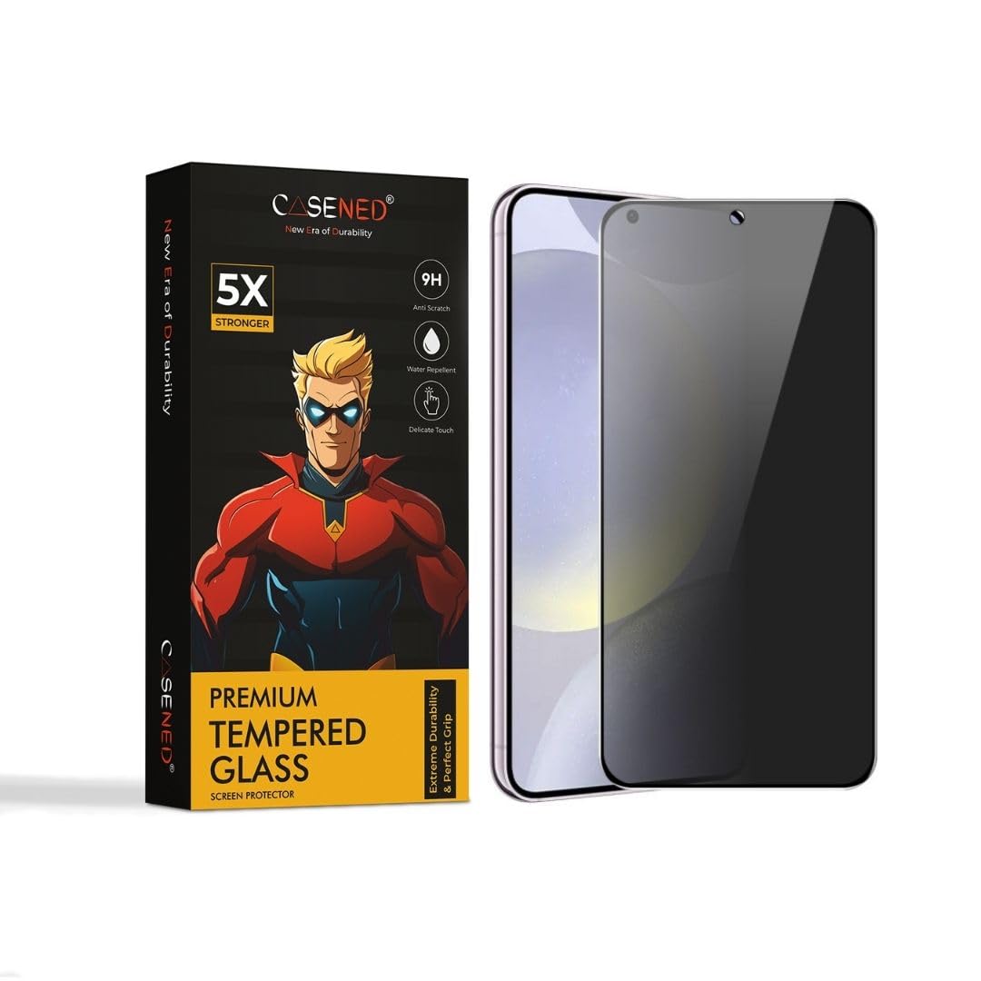 CASENED Privacy Glass for Samsung Galaxy S24, [Anti-Spy] [9H Hardness] [Full Coverage] Tempered Glass Screen Protector (B0D79JG8TH) Amazon Price History, Amazon Price Tracker