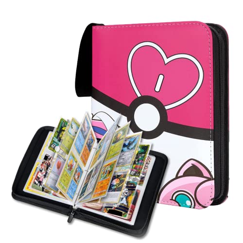 Álbum de tarjetas coleccionables, álbum de recortes con cremallera, 50 páginas, 900 bolsillos, carpetas, tarjetas, álbum de tarjetas, álbum de recortes, juego de cartas Cover