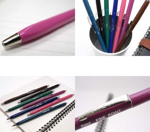 【レア】アメリカ製　Fisher EXTRA FINE ボールペン USA製 Amazon | ☆米国フィッシャー製油性ボールペン☆ 渋めな発色の7種の