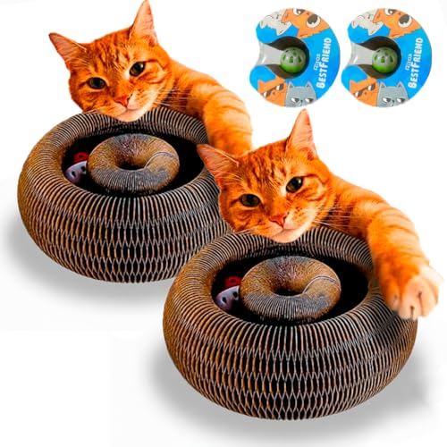 Rizos Bestfriend Juguete Rascador Interactivo para Gatos - El último Ejercicio Mental y físico Interactivo para Gatos de Interior (2)