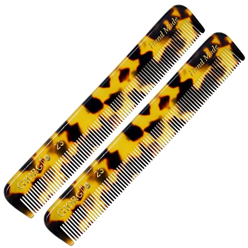 Peine Giorgio G23 Handmade Fine Tooth para Hombre 4.6" miniatura 1