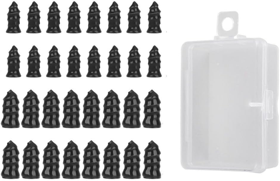 32 Piece Rubber Tire Screw Nail Kit for On-the-Spot Tire Puncture Repair Without Rim Removal - Fits Cars Motorcycles Trucks and All Tubeless Vehicles