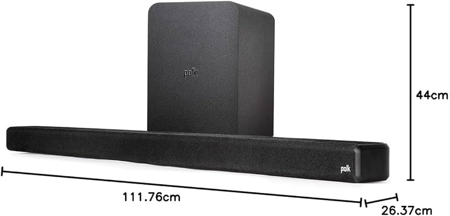 ほぼ新品 Polk Signa S4 Polk Audio Polk Audio Signa S4 Dolby Atmos 3D Sound Bar Wireless Subwoofer.