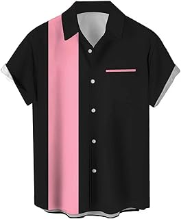 Generisch 2025 - Camisa casual de manga corta con diseño de contraste de color Blusa de mujer Noble