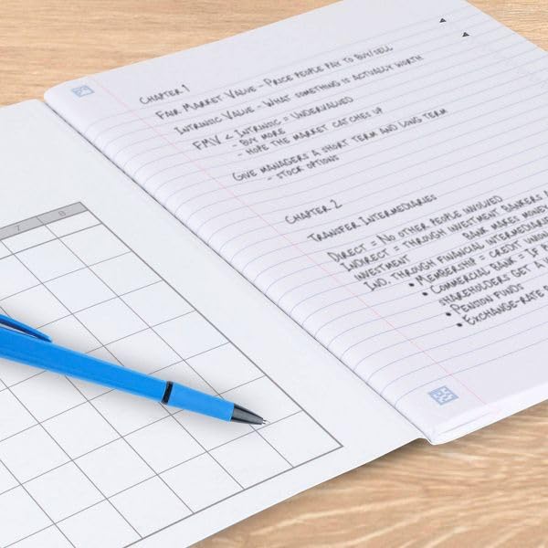 7.5" x 9.75" Soft Cover College Ruled Composition Notebook, 80 Pages Acid‑Free Paper with Sewn Binding, Adult Stationery for Journaling and Note‑Taking image 4