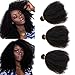 Produktbild SAJANDA Brazilian Afro Kinky Human Hair Bundles, 9A Grade Afro Kinky Curly Bundles, 100% Unprocessed Afro Kinky Curly Hair Extension 3 Bundles Natural Color (8 8 8 Inch)