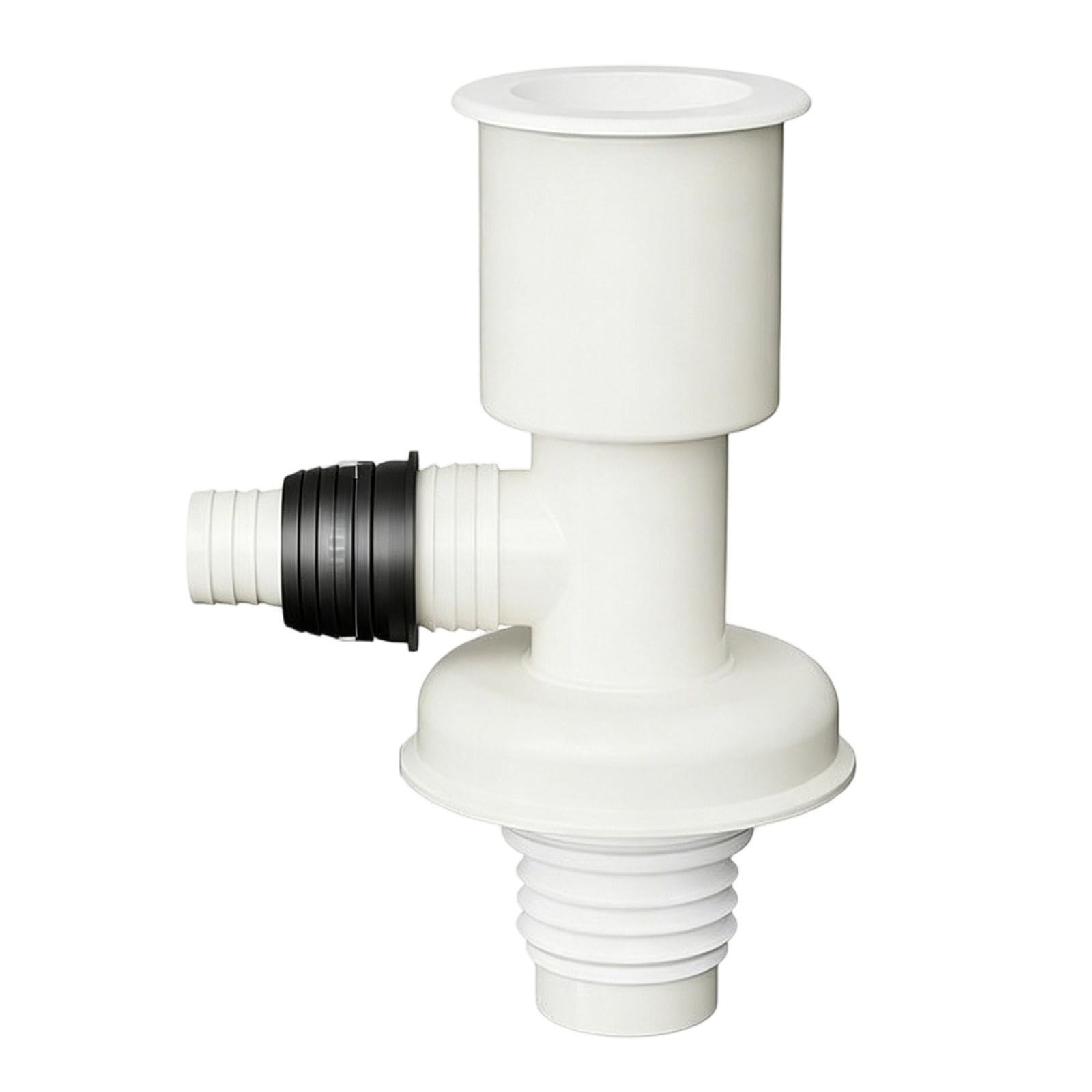 Laundry Drain Splitter Adapter Washing Machine Hose Connector for Balcony Washer Drain Routing in Household Use Laundry Hose Fitting Washer Coupler Home Connector Routing Part Balcony Accessory