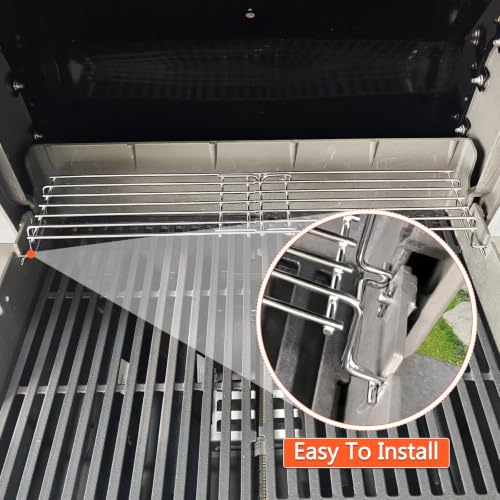 Image of QuliMetal 7641 Warming Rack for Weber Spirit 300 & II 300 Series Gas Grills