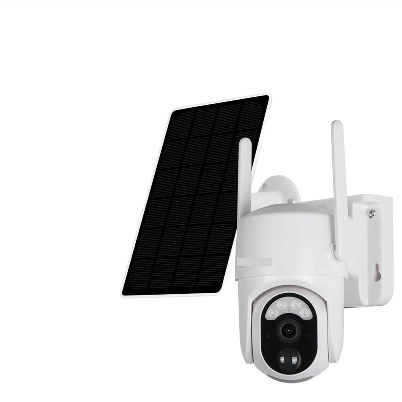 CVFRDD 4G SIM Solar Camera 4MP Outdoor Wireless Color Night Vision PIR Human Detection Secutity Camera Bulit-in Battery(4MP 4G Add 32G)