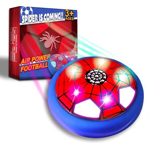 Glückpa Balón Fútbol Flotant, Juguete de fútbol con Luces LED, Juguetes de Football para niños, Juegos Infantiles, Navidad Regalo Niño 3 4 5 6 7 años, Juegos interactivos para Padres e Hijos