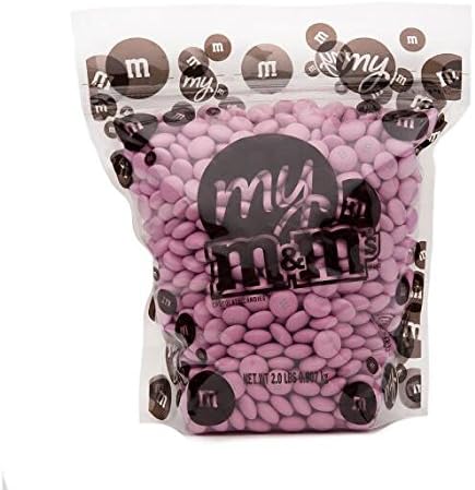 M&M's Light Pink Milk Chocolate Candy 5LB Bag (Bulk)