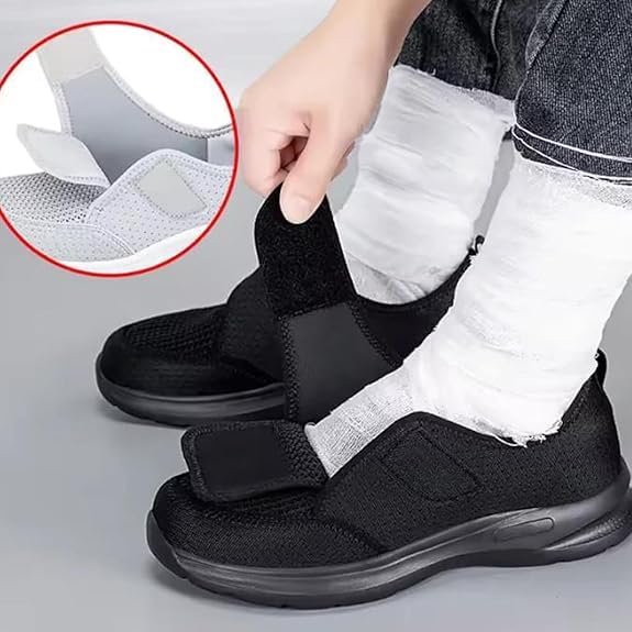 Orthofash Shoes, Orthopedics Extra-Wide Feet Swollen Walking Shoes, Casual and Lightweight with Comfort Padding2