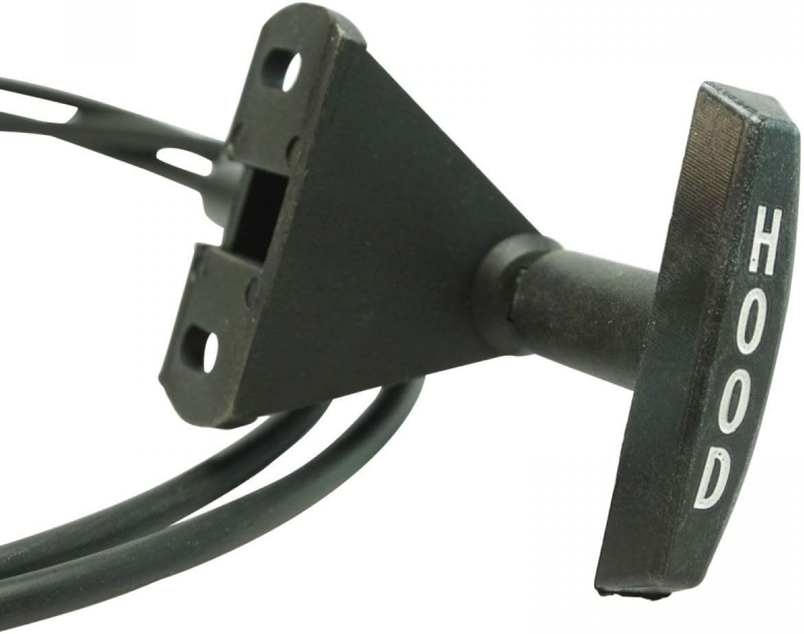 Hood Release Cable W/Handle for K5 Blazer 81-86,for C1500/C2500 Suburban 81-86,for R/V 1500/2500 Suburban 89-91,for C10 81-86 & Suburban 81-86,for C20 81-86 & Suburban 81-86 PU Truck