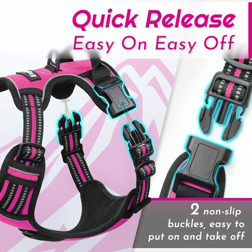 Image of Eagloo Dog Harness for Small Dogs, No Pull Pet Vest with 2 Leash Clips