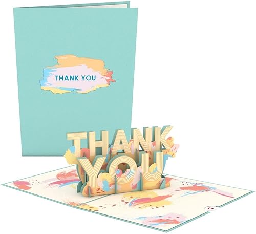 Miniatura 2 de Lovepop Tarjeta desplegable de agradecimiento para ella y él Tarjetas de felicitación 3D para niños, niñas, hombres, mujeres Tarjeta artística de